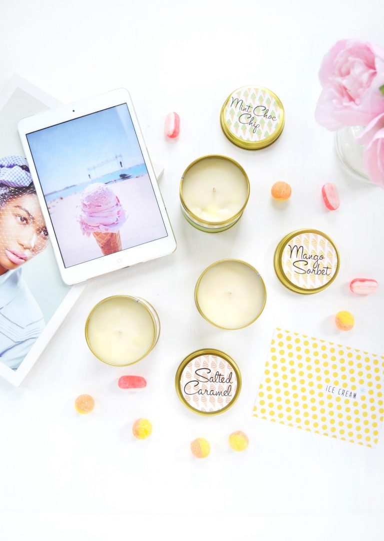 Ice Cream Inspired Scented Candles From Kiss-Air
