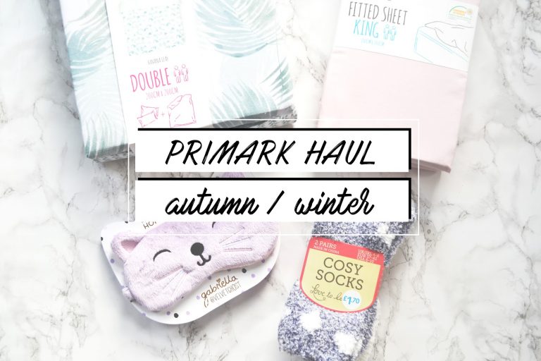 A Cosy Primark Autumn Winter Haul