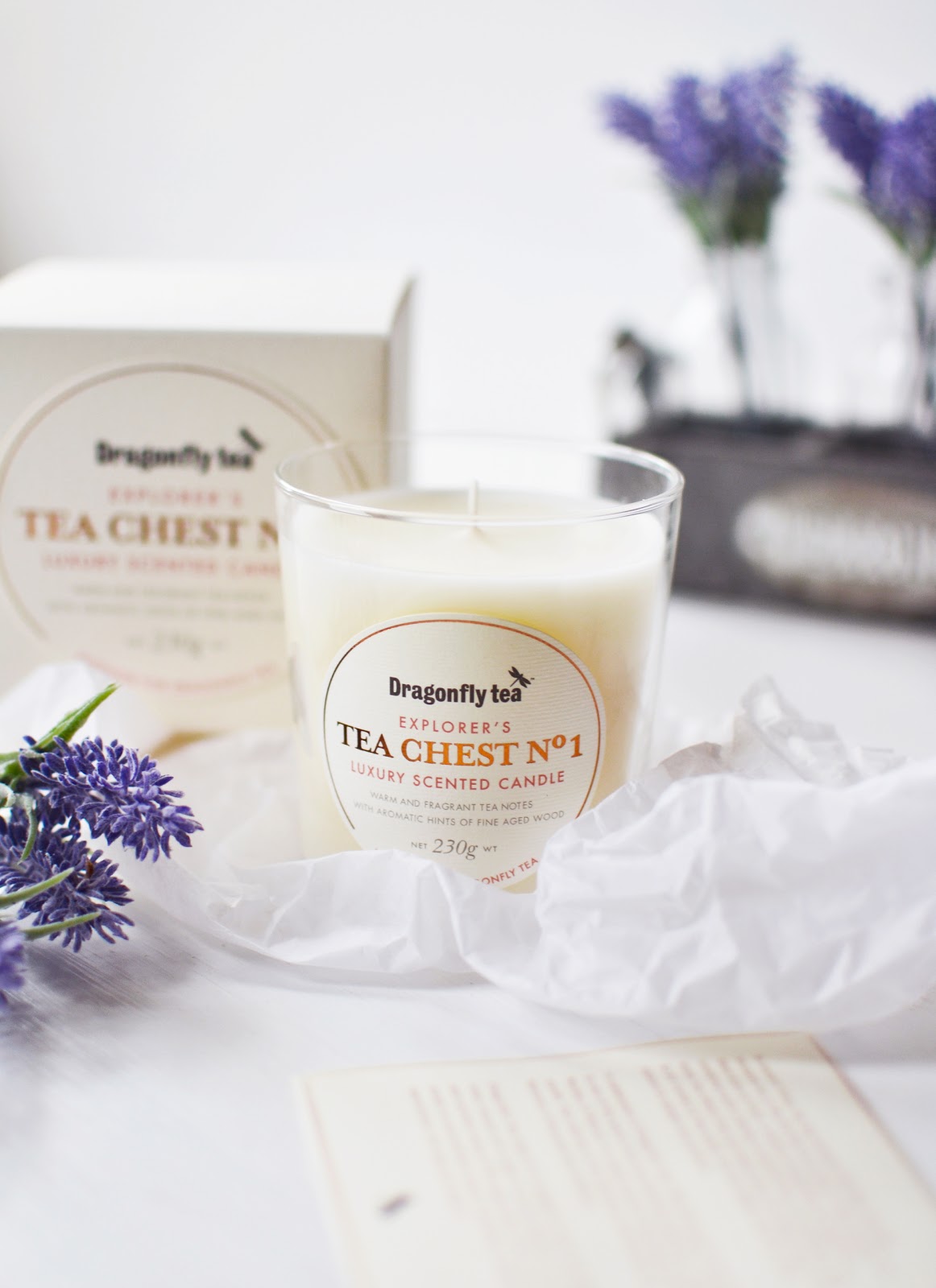 Dragonfly Tea Luxury Tea & Candle Gift Set